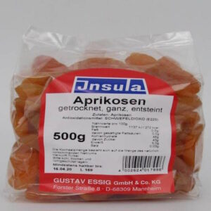 Aprikosen getrocknet 500g Insula