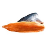 Lachsfiletseiten Trim D Norwegen frisch