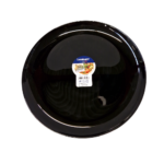 Pizzateller schwarz Opal Hartglas 32cm Friend Time