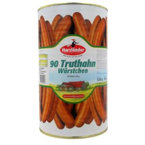 Truthahn Würstchen 90x40g 5200g / 3600g ATG Harzländer