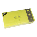 Servietten limongrün 32x32cm 3-lagig 1/4 Falz 150Stück