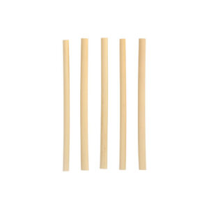 Trinkhalm Cocktail aus Schilf 15cm 7mm 100Stück Pure