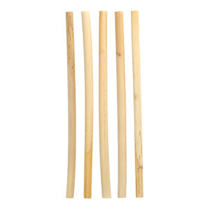 Trinkhalm aus Schilf 25cm 10mm 50Stück Pure