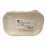 Pappschale 60 weiß Frischfaser 15x23x2cm 100Stück Kleva