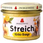 Brotaufstrich Kürbis Orange 180g Bio Zwergenwiese