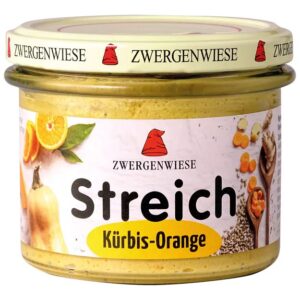 Brotaufstrich Kürbis Orange 180g Bio Zwergenwiese