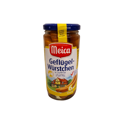 Geflügelwiener 6 Stück 380g / 180g ATG Meica – Bild 1