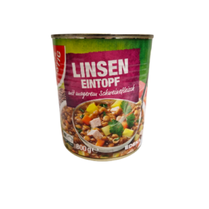 Eintopf Linsen mit Schweinefleisch 800g gut & günstig