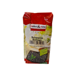 Bohnenkerne schwarz getrocknet 1kg Müllers Mühle