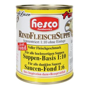 Klare Rindfleischsuppe konzentriert 1:10 760ml Hesco