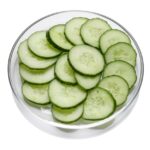 Gurkenscheiben mit Schale 2mm