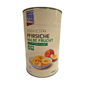 Pfirsich 1/2 Frucht 4100g / 2400g ATG Foodservice