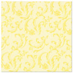 Servietten gelb 40x40cm 3-lagig 1/4 Falz 50Stück Damascato