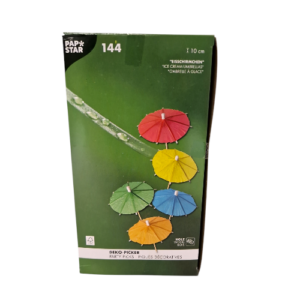 Deko Picker Eisschirmchen farbig sortiert 144er
