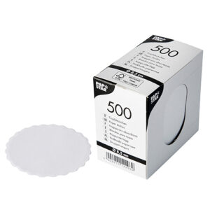 Tropfdeckchen rund 8,5cm 500Stück