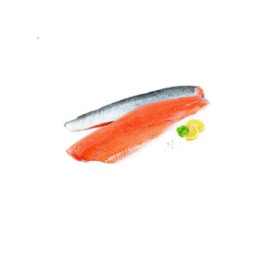 Lachsfiletseiten mit Haut Trim D Norwegen TK