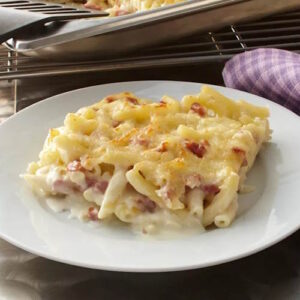 Makkaroni Auflauf mit Putenstreifen 3,5kg TK Apetito