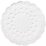 Tassendeckchen weiß 250Stück