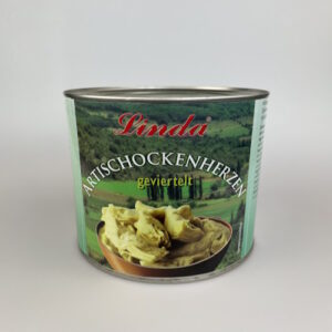 Artischocken geviertelt 2500g / 1550g ATG Linda