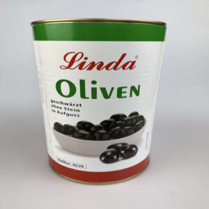 Oliven Schwaz ohne Stein 5/1 Linda