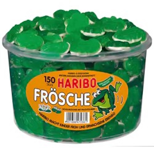 Haribo Frösche 150 Stück – Bild 1