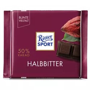 Schokolade Halbbitter 100g Ritter Sport