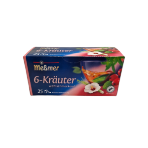 Tee 6 Kräuter 25x2g Meßmer