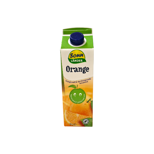 Orangensaft 1L Tetra Sonnenländer – Bild 1