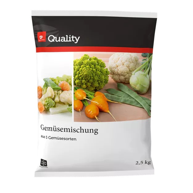 Gemüsemischung Marktgemüse 2,5kg TK Quality – Bild 1