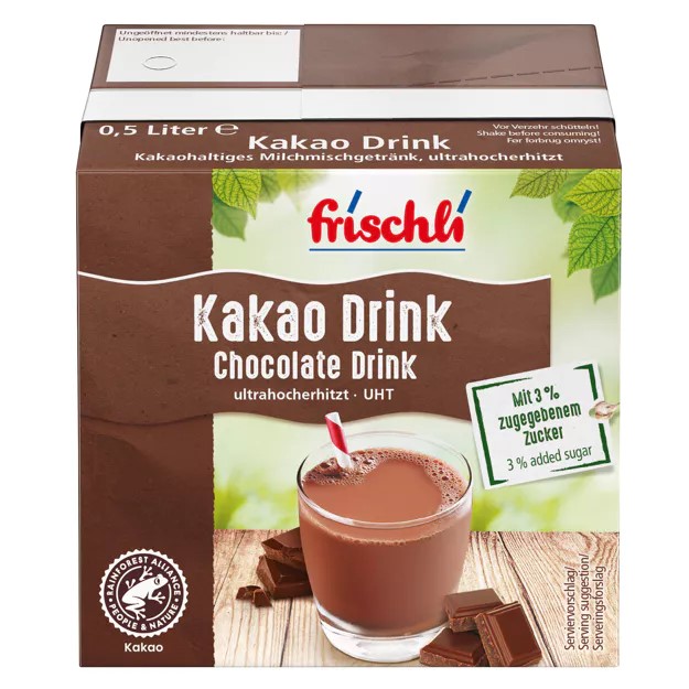 H-Kakaotrunk 0,5l frischli – Bild 1
