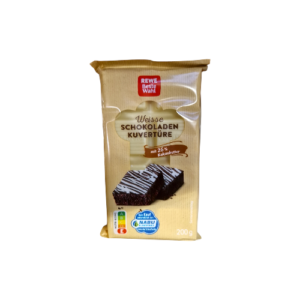 Kuvertüre weiß 200g Rewe