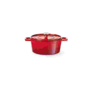 Emaillierter Gusseisentopf 6,88l rot HENDI