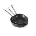 Induktionsbratpfanne Aluguss 250x50mm HENDI