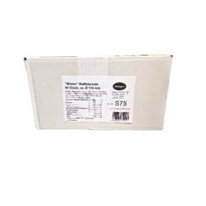 Waffelschale Milano 135mm S75 90Stück Stenger
