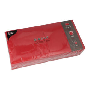 Servietten bordeaux 32x32cm 3-lagig 1/4 Falz 150Stück
