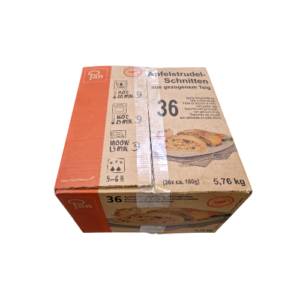 Apfelstrudel portioniert 36x160g TK Pan