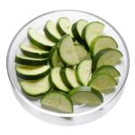 Zucchini Scheiben halbiert 10mm