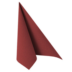 Servietten bordeaux 40x40cm 3-lagig 1/4 Falz 50Stück