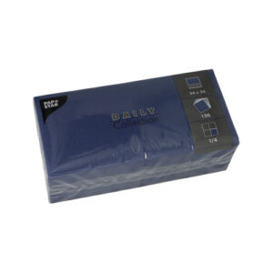 Servietten dunkelblau 24x24cm 3-lagig 1/4 Falz 150Stück