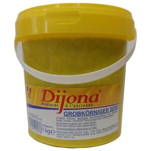 Dijon Senf grob 1kg Eimer Dijona