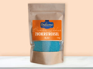 Zuckerstreusel blau mit Farbstoff 1kg Duliamo