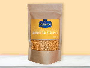 Amarettinistreusel ca. 0,25-0,5mm 0,5kg Duliamo