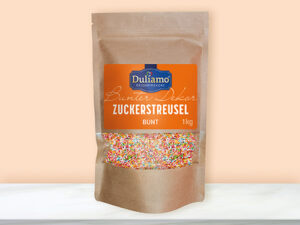 Zuckerstreusel bunt mit Farbstoff 1kg Duliamo