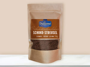 Bitter Schoko Streusel 32/68 1,3mm 1kg Duliamo