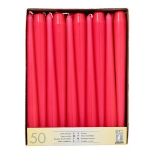 Leuchterkerzen 25cm 50er fuchsia
