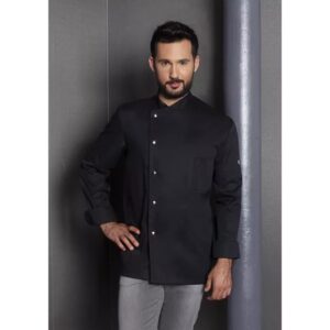Kochjacke Herren "Model Lars" schwarz Größe 58