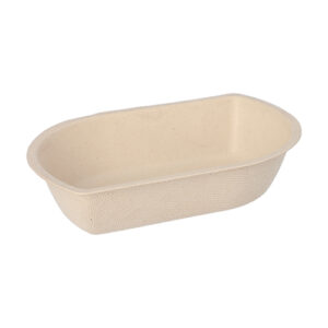 Snacktrays Zuckerrohr 3,6x11,1x16,8cm natur 50 Stück