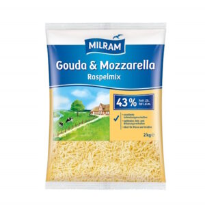 Mozzarella/Gouda Mix gerieben 2kg Milram