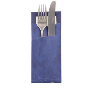 Bestecktasche blau 20x8,5cm 520 Stück