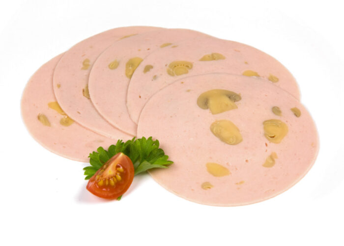 Mortadella mit Champignons 500g Henkelmann – Bild 1